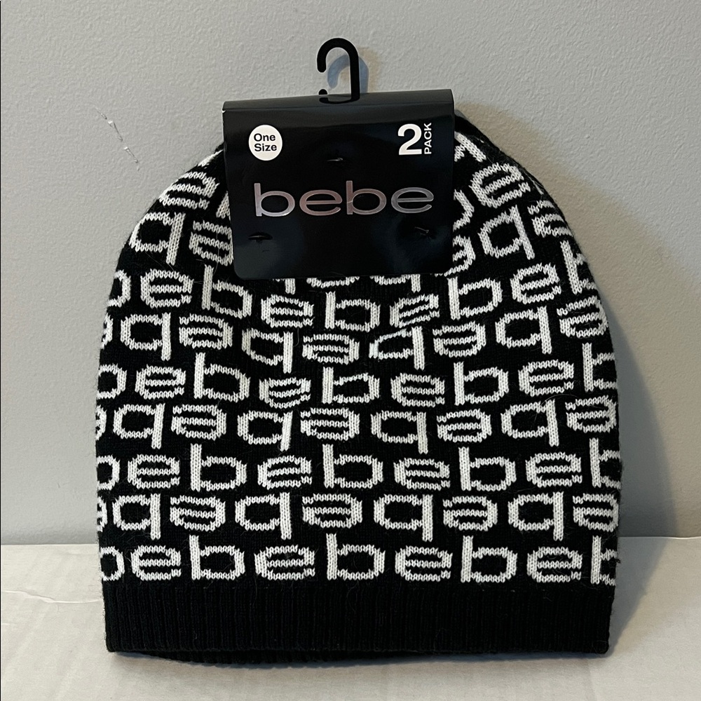 Bebe Monochrome Logo Beanie